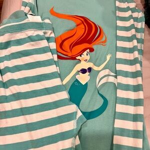 Hanna Andersson - Ariel Disney Long John Pajama Set - Size 14